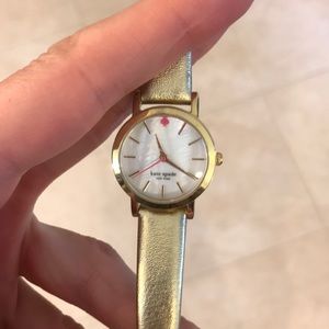 Gold Kate spade watch
